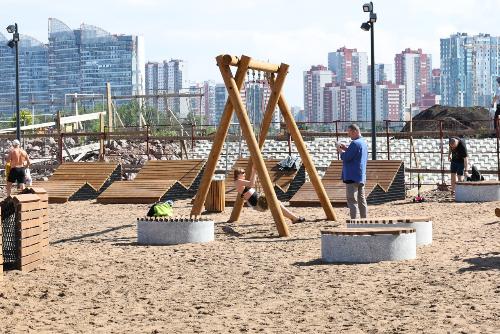 Жемчужный пляж – составляющая нашего проекта «Водный каркас», направленного на благоустройство береговых пространств СанктПетербурга