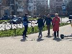 27 апреля на пересечение проспекта Ветеранов и ул. Авангардная проведено уличное мероприятие, направленное на экологическое просвещение
