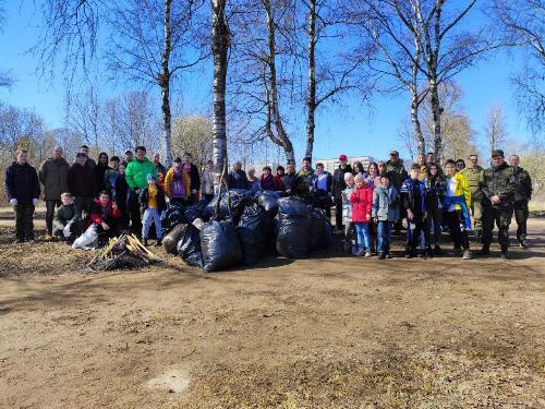 Субботник в Полежаевском парке